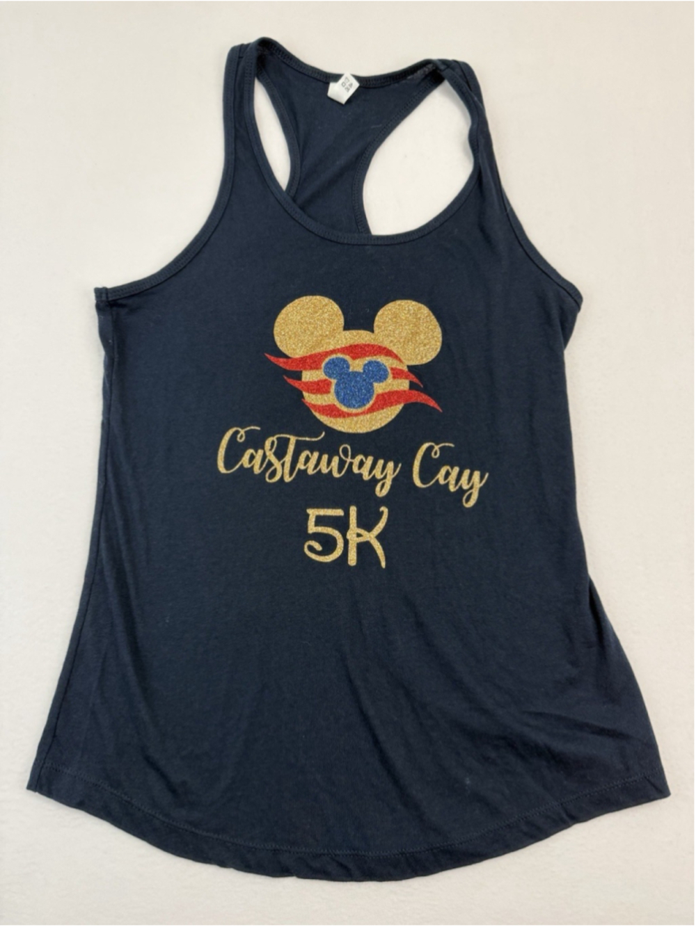 Disney Cruise Custom Castaway Cay 5K Tank Top L